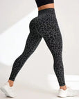 High Waist Sports Leggings Women Seamless Leopard Yoga Pants Sexy Hip Lift Trainning Fitness Outdoor Sports Tights for Women