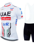 2025 UAE Cycling Jersey Set MTB Uniform Bike Clothing Summer Breathable Bicycle Shirt Ropa Ciclismo Bib Pants Maillot Ciclismo