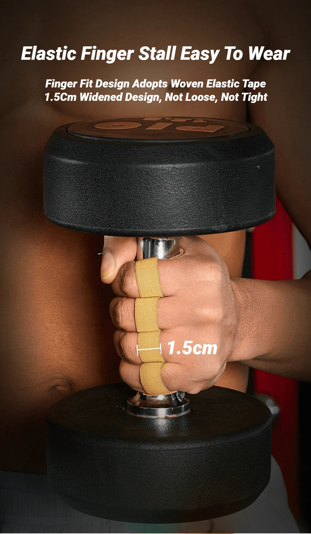 Fitness Four Fingers Gloves Breathable Anti-slip Shock Absorption Dumbbell Leather Weight Lifting Training Pal Men's And Women's