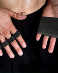 Fitness Four Fingers Gloves Breathable Anti-slip Shock Absorption Dumbbell Leather Weight Lifting Training Pal Men's And Women's