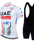 2025 UAE Cycling Jersey Set MTB Uniform Bike Clothing Summer Breathable Bicycle Shirt Ropa Ciclismo Bib Pants Maillot Ciclismo