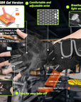 MOREOK Gym Gloves Breathable Anti-slip Pull Ups Training Yoga Body-building Exercise Fitness Workout Weight Lifting Gloves Men