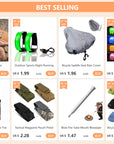 Outdoor Sports Night Running Armband LED Lamp USB Rechargeable Safety Belt Arm Leg Warning Wristband Cycling Bike Bicycle Light