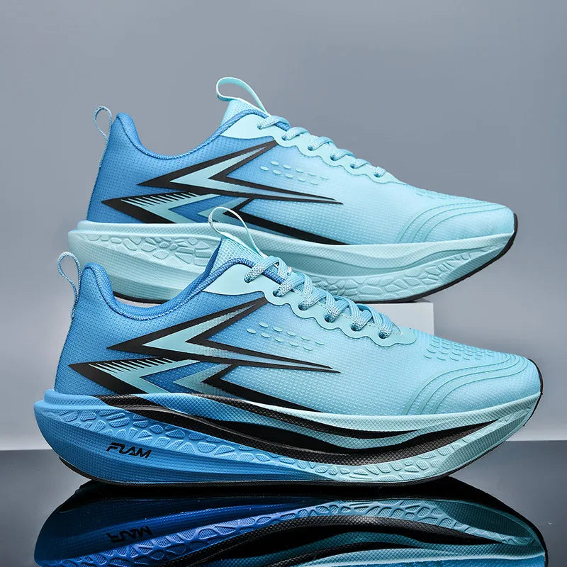 Running Shoes Speciality Marathon Men Sports Breathable Lightweight Carbon Board Women's Comfortable Athletic Nonskid Sneakers