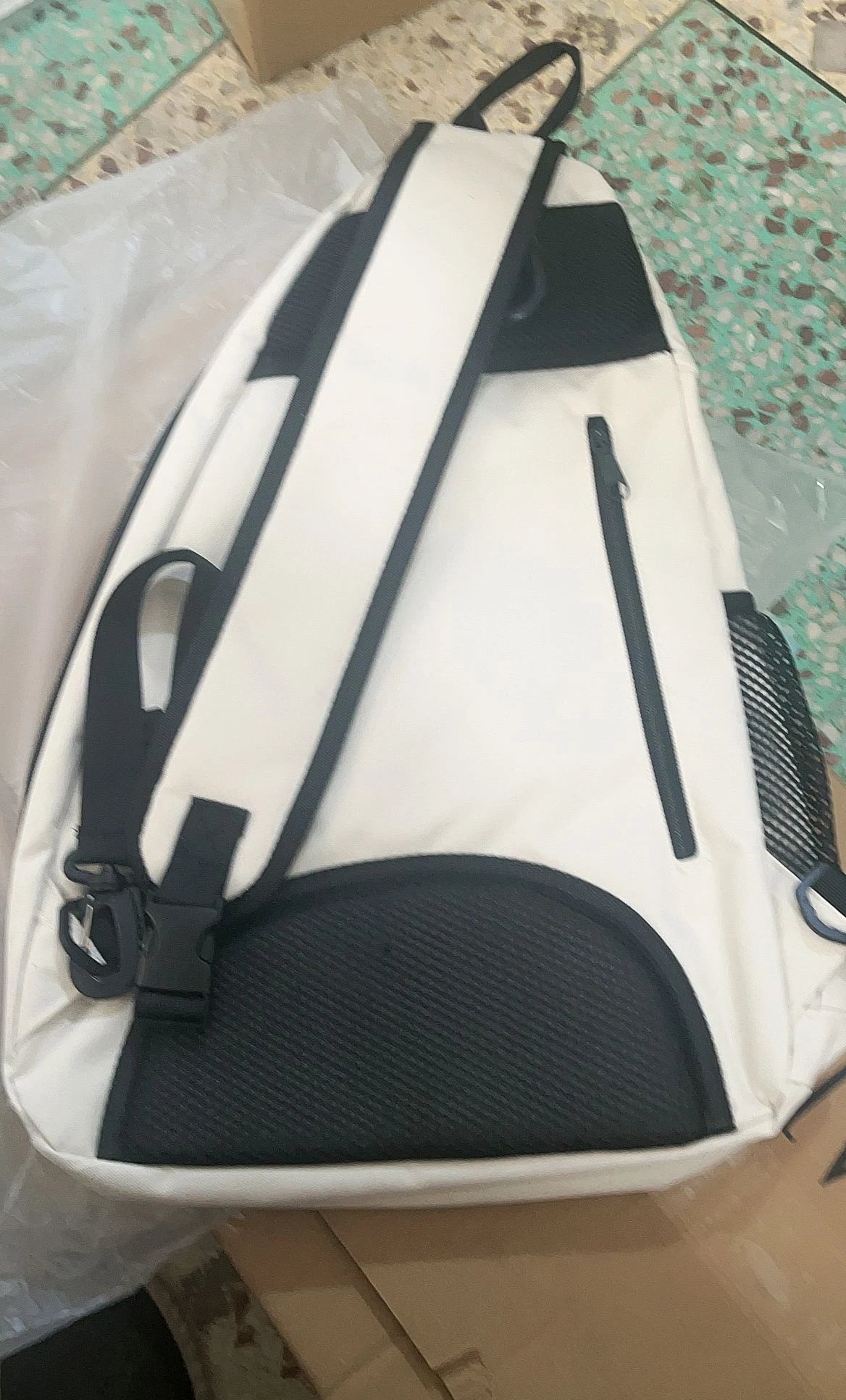 Oxford Tennis and Badminton Bag Outdoor Sports Training Shoulder Tennis Bag Pick Ball Paddle Backpack Crossbody Bags