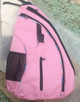 Oxford Tennis and Badminton Bag Outdoor Sports Training Shoulder Tennis Bag Pick Ball Paddle Backpack Crossbody Bags