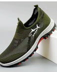 2025 Breathable Hiking Shoes Men Air Mesh Casual Sneakers For Outdoor Lightweight Casual Shoes Men New Fashion Walking Shoes