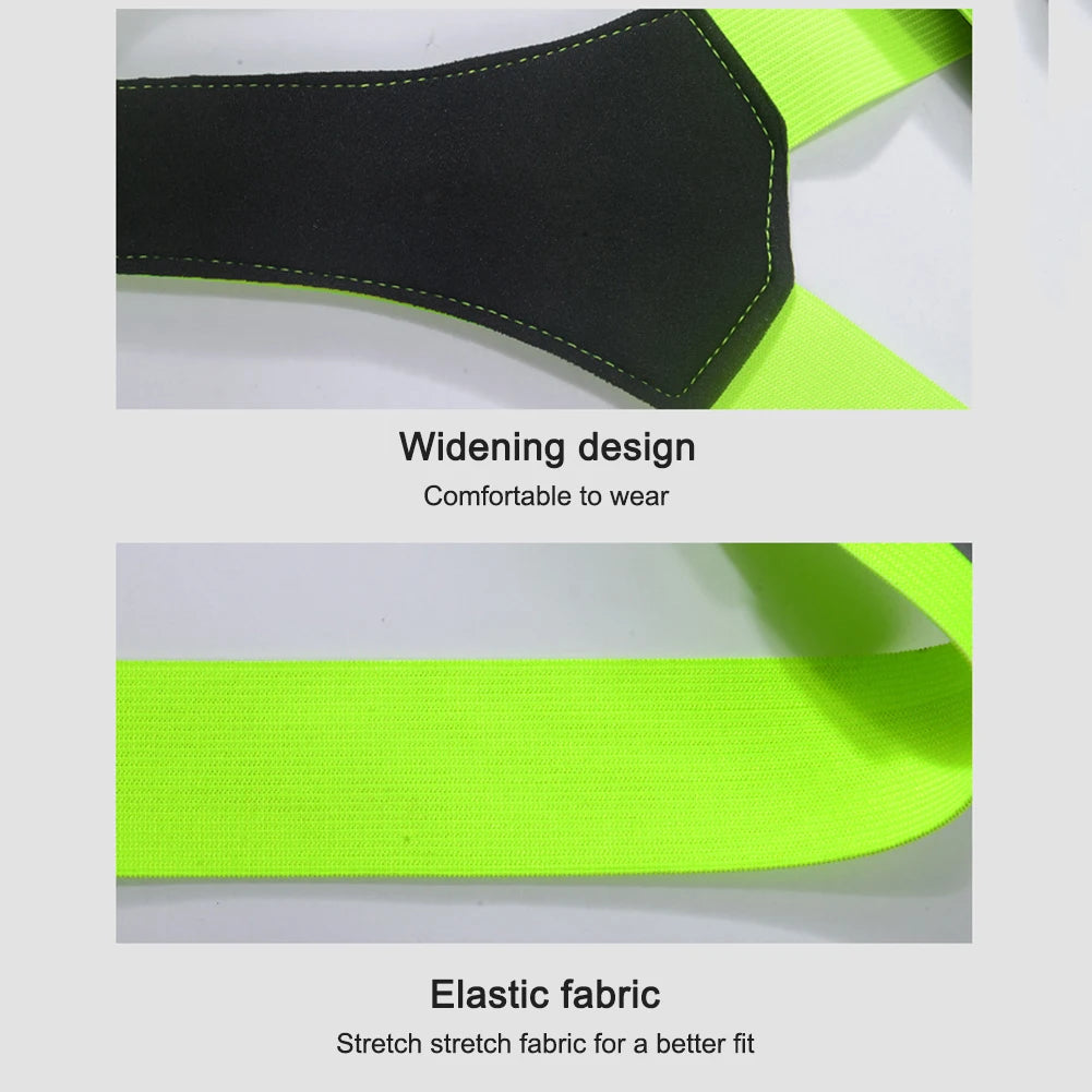 LED Running Vest USB Rechargeable Reflective Cycling Safety Vest Adjustable Strap High Visibility 3 Light Mode for Night Running