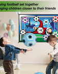 Soccer Game Mat Set Outdoor Indoor Soccer Toys Multiplayer Football Goal Shooting Leisure Sport Fun Indoor and Outdoor