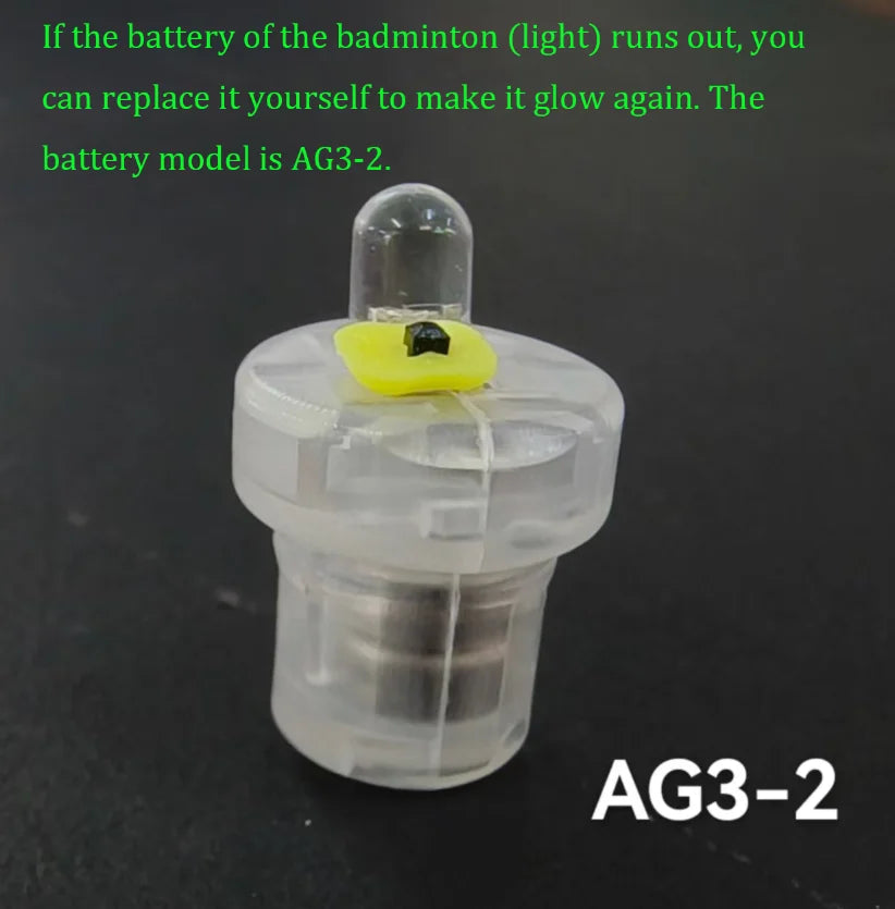 Glow-in-the-Dark LED Badminton Shuttlecocks (1/2/5 Packs): Windproof Design for Practice &amp; Nighttime Play