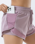Yoga wear sports Fitness shorts Shorts Women's sports bodybuilding morning run elastic wear bottom yoga shorts quick dry pants