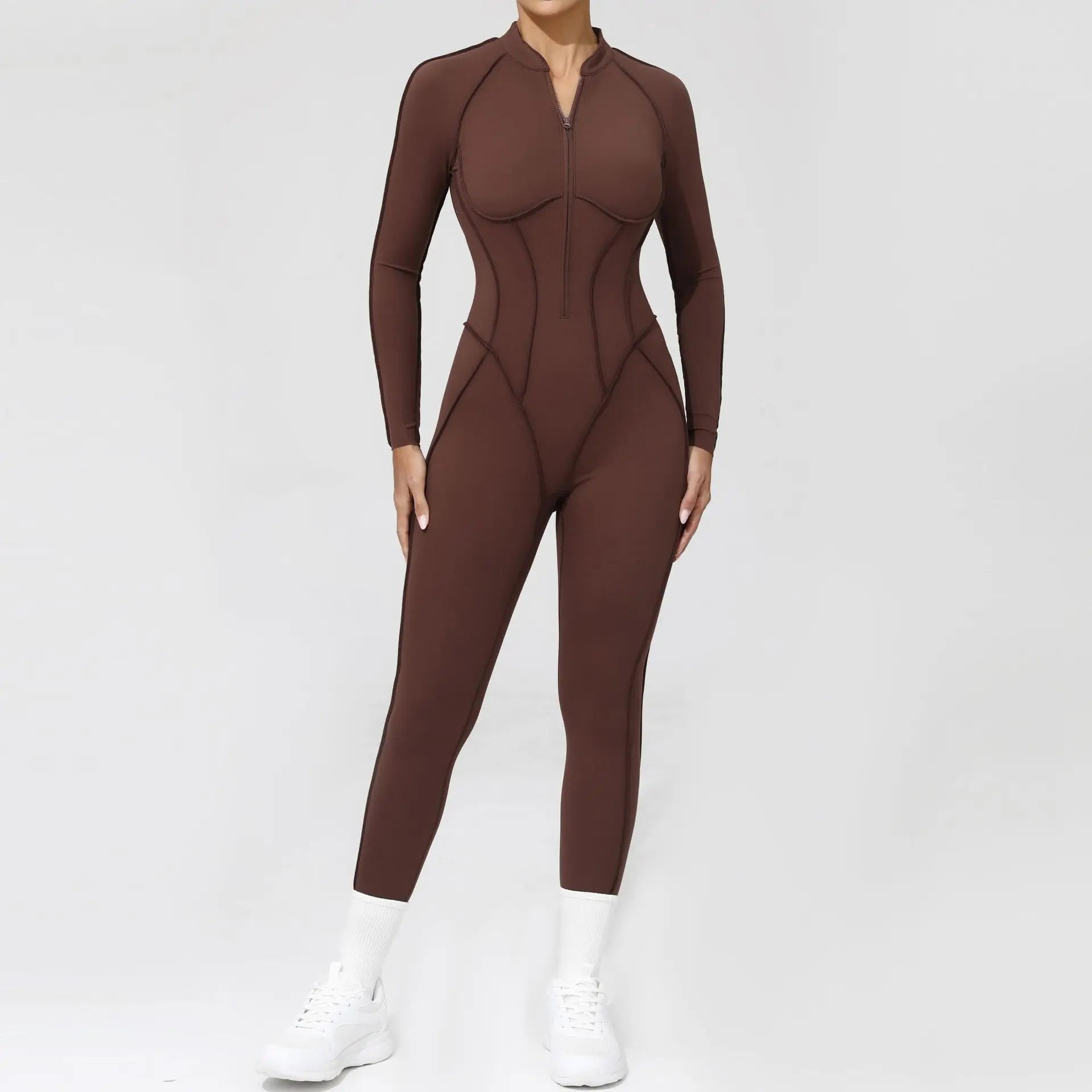 Yoga Suit Gym Set Women Training Sportswear Fitness Long Sleeved Sports Jumpsuit Women Push Up Female Workout Clothes Bodysuits