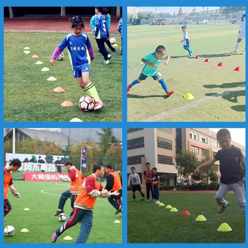 Soccer Cones Set Football Training Equipment for Kid Pro Disc Cones Agility Exercise Obstacles Avoiding Sports Accessories