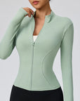 2025 Fall Pilates Quick-Dry Athletic Jacket for Women - Ideal for Gym Workouts & Outdoor Running