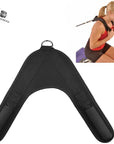 Nylon Fitness Abdominal Crunch Straps Ab Exercise Pulling Harness Shoulder Strap Belt Home Barbell Gym Equipment Accessories