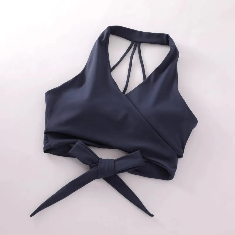 Summer sports bra women's running wearing shock resistant training yoga suit vest top fitness bra