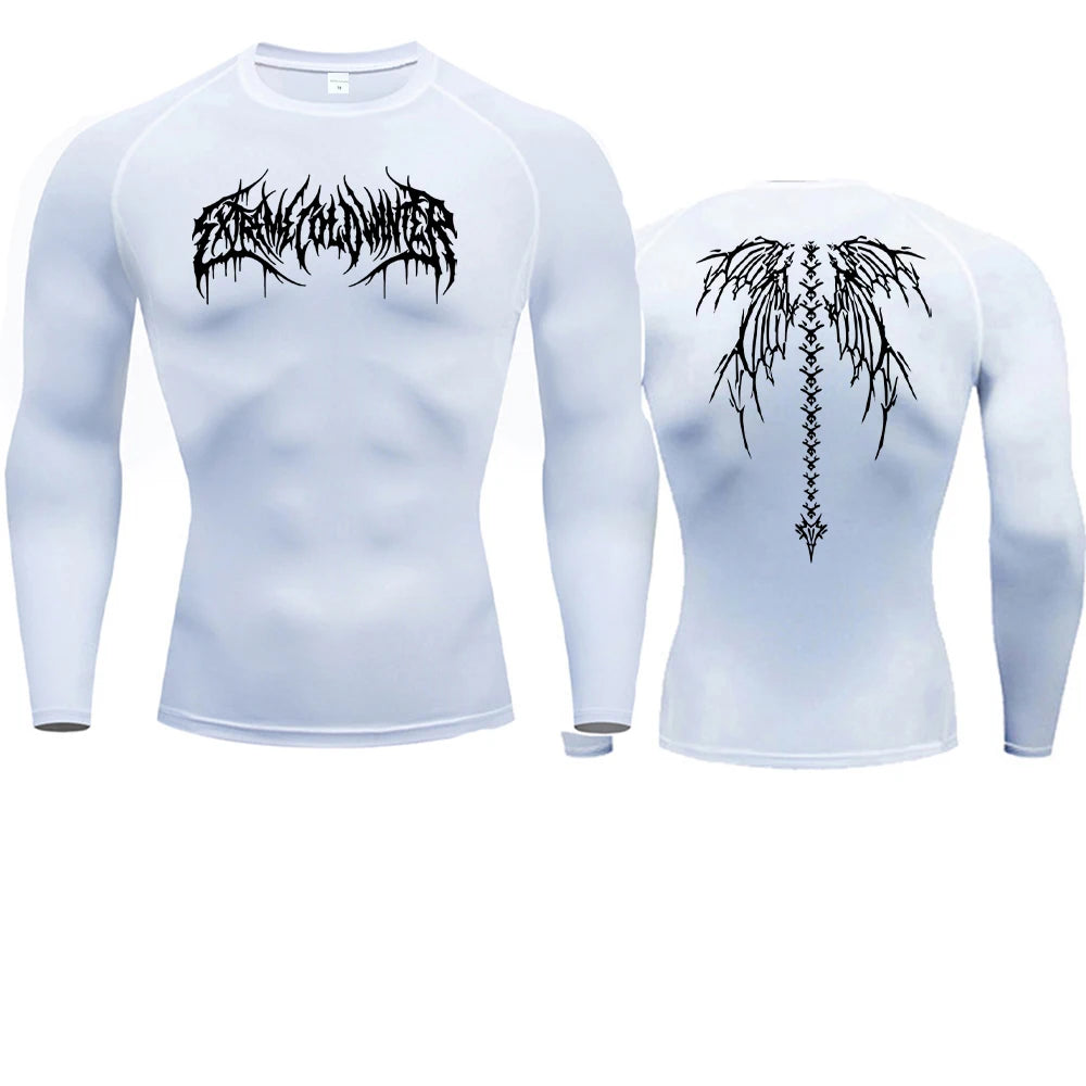 Men's T-shirt Men Running Sport T Shirt Men Compression Fitness Tops Tee Quick DryTight Training Gym Sport Running Shirts Jersey