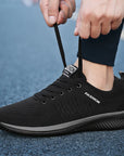 Sneakers Men Running Walking Knit Shoes Fashion Casual High Quality Sport Athletic Gym Lightweight Men Casual Shoes