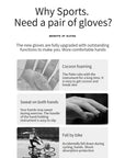 GTUBIKE 1 Pair Gym Body Building Training Fitness Gloves Sports Weight Lifting Exercise Slip-Resistant Gloves for Yoga Gloves