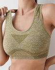 Women Sports Bras Yoga Top Vest High Shockproof Quick-drying Yoga Gym Running Fitness Underwear Ladies Seamless Sportswear