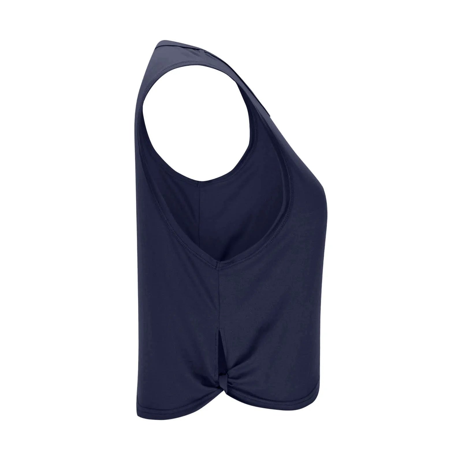 Ladies' Fashion Round Neck Yoga Wear Sleeveless Athletic Vest Casual Top Pure Color Loose Comfy Lightweight Short Top