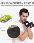 Weightlifting Gloves Women Men Fitness Gym Gloves Half Finger Breathable Non-slip Gel Pad Bodybuilding Training Dumbbells Gloves