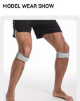 GOBYGO 1Pcs Sports Patella Strap Compression Knee Pads Adjustable Knee Sleeve  Outdoor Running Shock Absorption Jump Rope Unisex