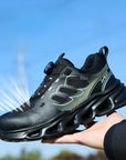 Safety Shoes Work Sneakers Steel Toe Men Women Anti Smash  Shoes Light BreathablePuncture Proof Work Boots Indestructible Safety