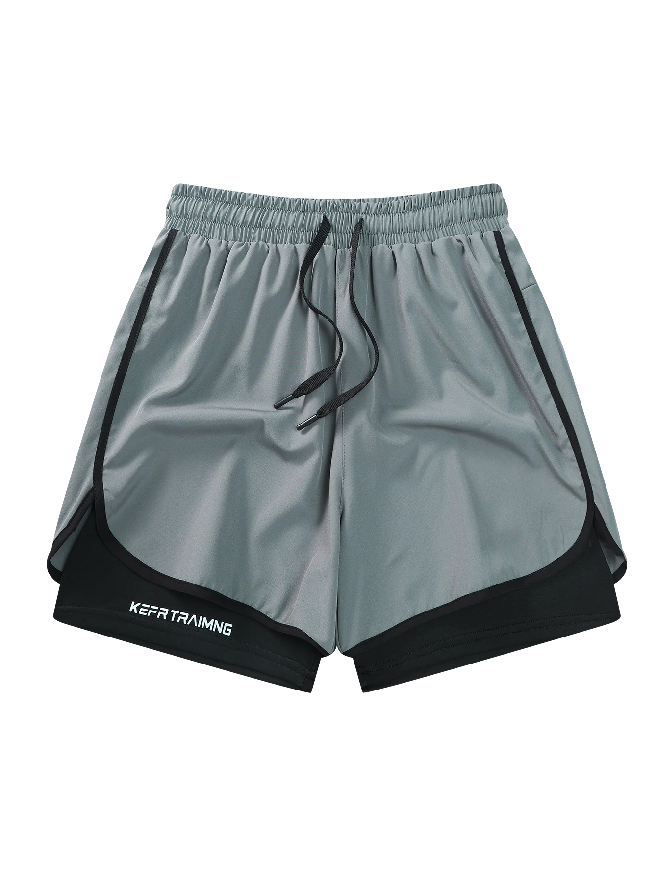 Summer New High Quality Ice Silk Shorts For Sports Quick Drying Fitness Men's Three Piece Running Basketball Shorts