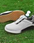 Golf Sneakers Men Waterproof Golfer Sport Shoes Women's Golf Non Slip Golfing Shoes Outdoors Golf Turf Comfortable Walking Shoes