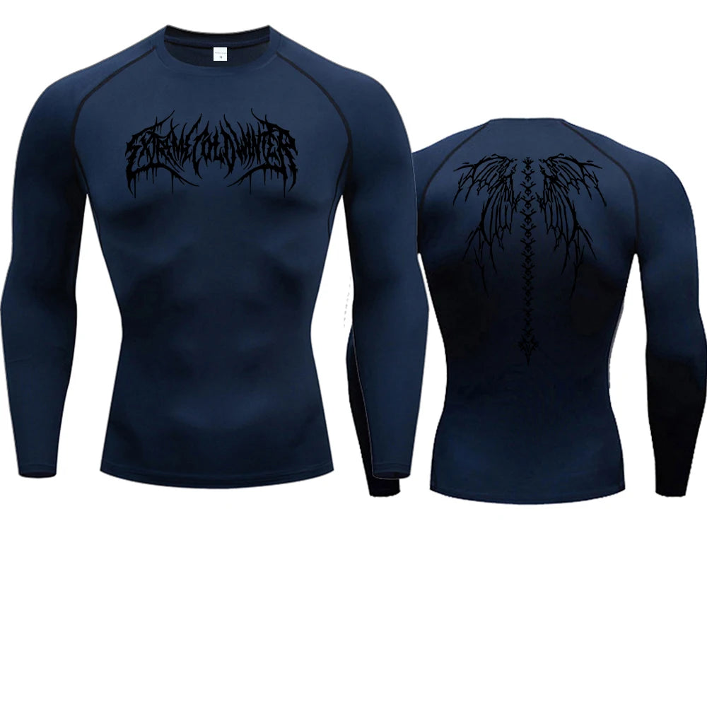 Men's T-shirt Men Running Sport T Shirt Men Compression Fitness Tops Tee Quick DryTight Training Gym Sport Running Shirts Jersey