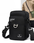 Sports Wallet Phone Bag Shoulder Bag Pouch Case Belt Handbag Purse Coin Wallet Retro Key Holder Small Money Bag