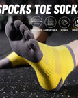 Sport Short Five Finger Socks s Breathable Comfortable Shaping Anti Friction Men's Socks With Toes Outdoor Basketball Travel