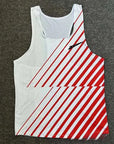 Marathon Runner's Lightweight Quick Dry Breathable Checkered Vest for Outdoor Running Sports Training And Friendly Competitions