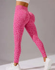 High Waist Sports Leggings Women Seamless Leopard Yoga Pants Sexy Hip Lift Trainning Fitness Outdoor Sports Tights for Women