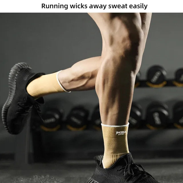 2Pcs Knitted Ankle Support For Sprains Arthritis Tendonitis Running Football Foot Protection Ankle Sleeve Sock Sports Anklet