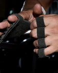 Fitness Four Fingers Gloves Breathable Anti-slip Shock Absorption Dumbbell Leather Weight Lifting Training Pal Men's And Women's