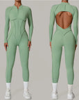 Yoga Suit Gym Set Women Training Sportswear Fitness Long Sleeved Sports Jumpsuit Women Push Up Female Workout Clothes Bodysuits