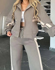 Women Hooded Tracksuit Sports 2 Pieces Set Sweatshirts Pullover Hoodies Pants Suit Home Sweatpants Trousers Outfits 2026