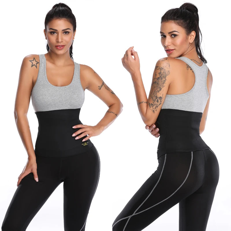 Waist Trainer Trimmer Sweat Belt Band for Men Lower Belly Fat Sauna Abs Shapers Slimming Workout Shapewear Girdle