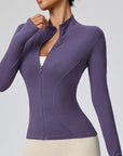 2025 Fall Pilates Quick-Dry Athletic Jacket for Women - Ideal for Gym Workouts & Outdoor Running