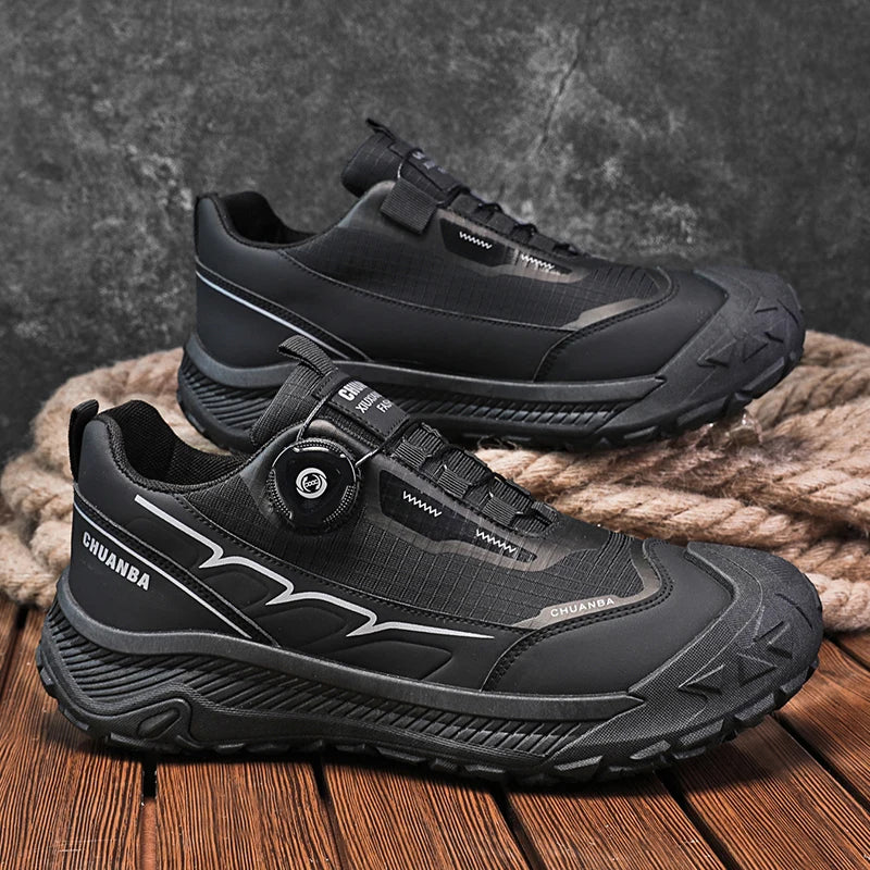 2025 new men's shoes work sports shoes fashionable casual shoes comfortable multi-functional low top shoes outdoor hiking shoes