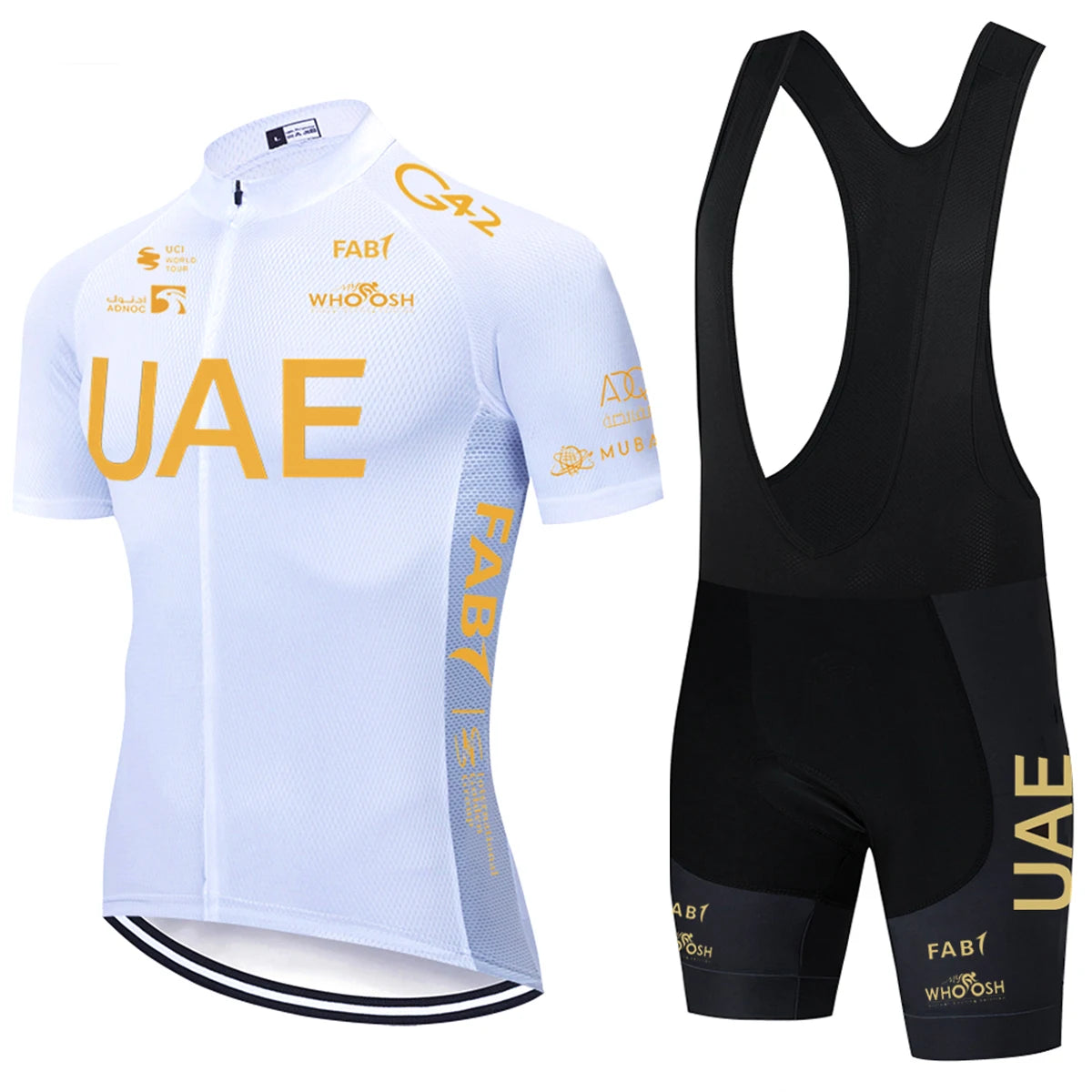 New 2024 UAE Cycling Jersey TEAM ITALIA Bike Maillot Jersey Shorts Set Ropa Ciclismo Men Women Summer Pro Bicycle Clothing