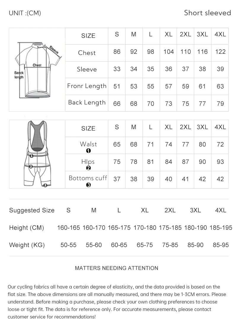 2025 UAE Cycling Jersey Set MTB Uniform Bike Clothing Summer Breathable Bicycle Shirt Ropa Ciclismo Bib Pants Maillot Ciclismo