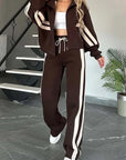 Women Hooded Tracksuit Sports 2 Pieces Set Sweatshirts Pullover Hoodies Pants Suit Home Sweatpants Trousers Outfits 2026
