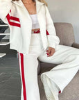 Women Hooded Tracksuit Sports 2 Pieces Set Sweatshirts Pullover Hoodies Pants Suit Home Sweatpants Trousers Outfits 2026