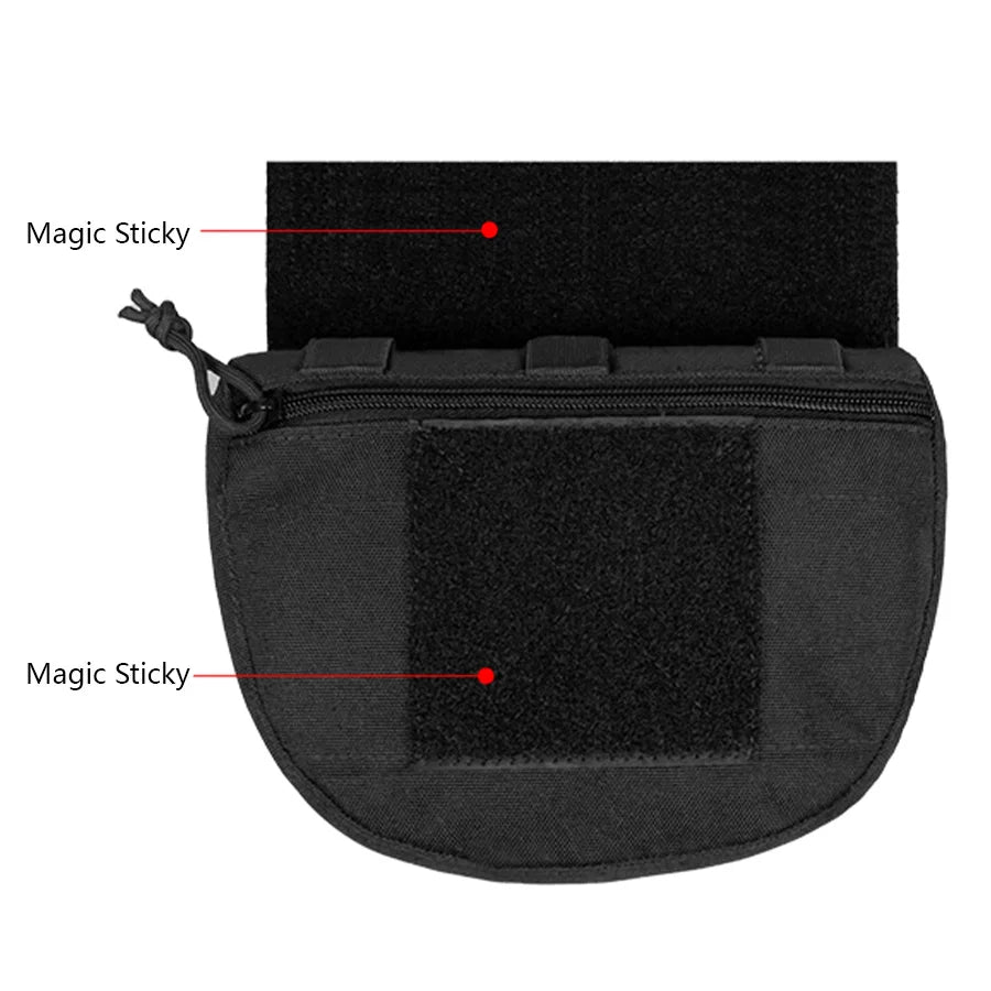 Outdoor sports vest expansion small bag waist bag MOLLE accessory tool small hanging bag portable multifunctional chest