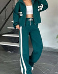 Women Hooded Tracksuit Sports 2 Pieces Set Sweatshirts Pullover Hoodies Pants Suit Home Sweatpants Trousers Outfits 2026