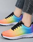 2025 Spring New Fashion Sneakers  Athletic Sneakers for Lady for Women Soft Walking Flats Non-slip Casual Sport Tennis Shoes