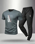Men's casual sports outfit - T-shirt and pants - Men's underwear and sleepwear - Trendy and fashionable outfit